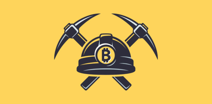 Bitcoin mining logo
